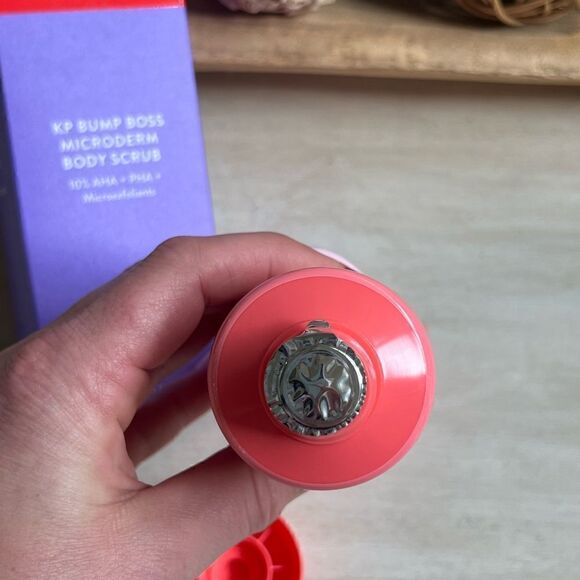 PEACH & LILY KP Bump Boss Microderm Body Scrub microexfoliant sealed in box - Picture 3 of 5